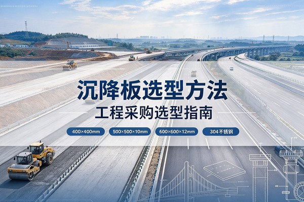 通城沉降板选择方法