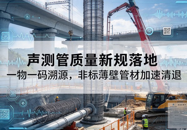 通城声测管质量新规落地，一物一码溯源，非标薄壁管材加速清退